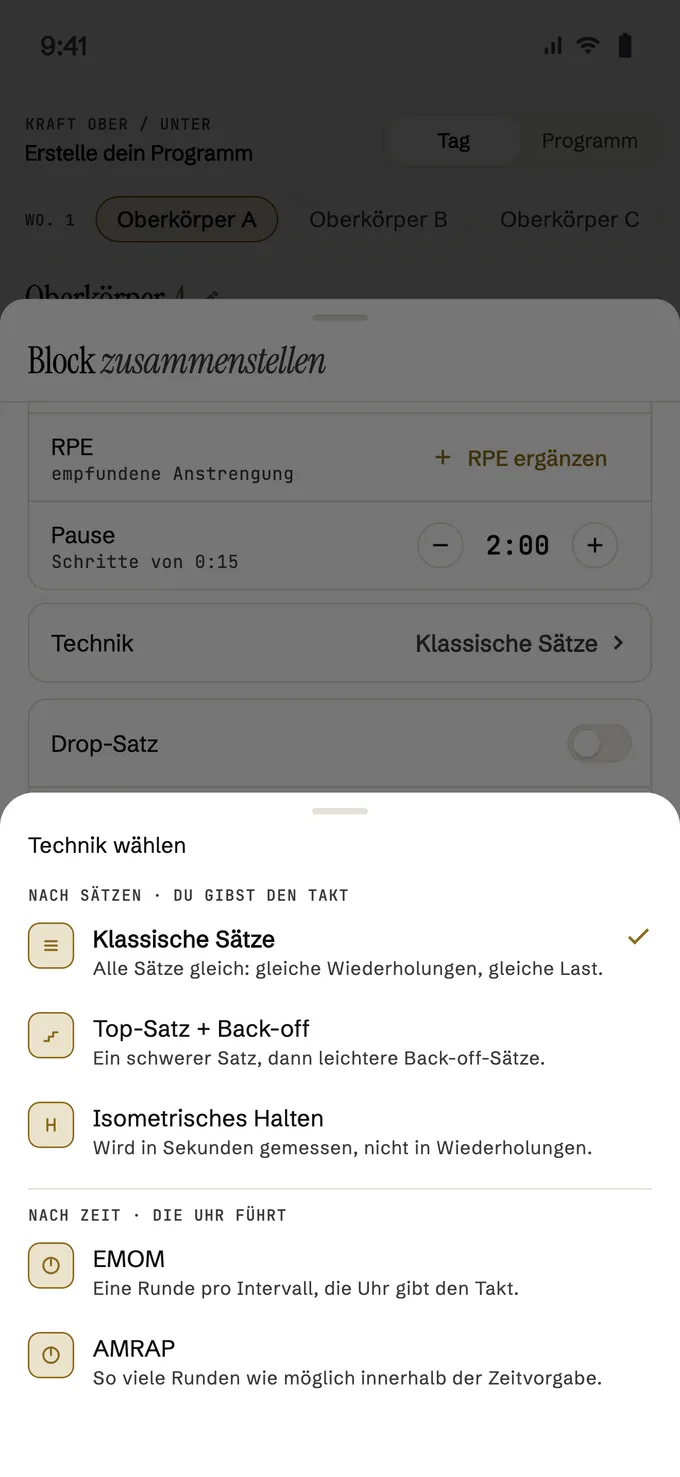 Die Techniken