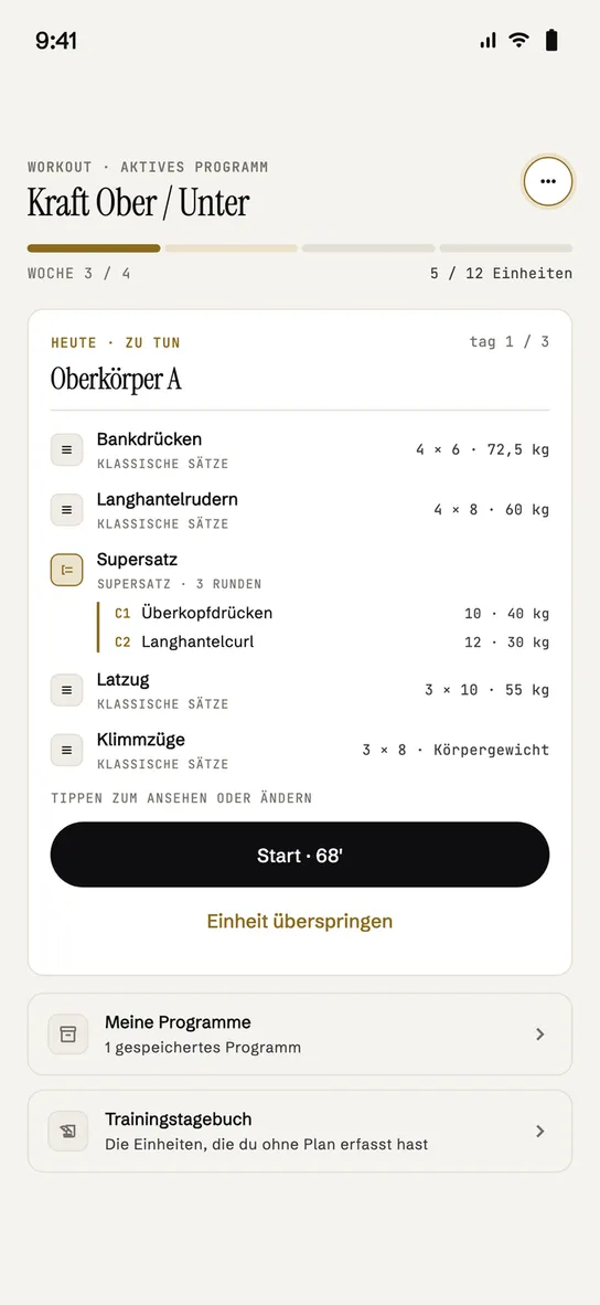 Wo du anfängst